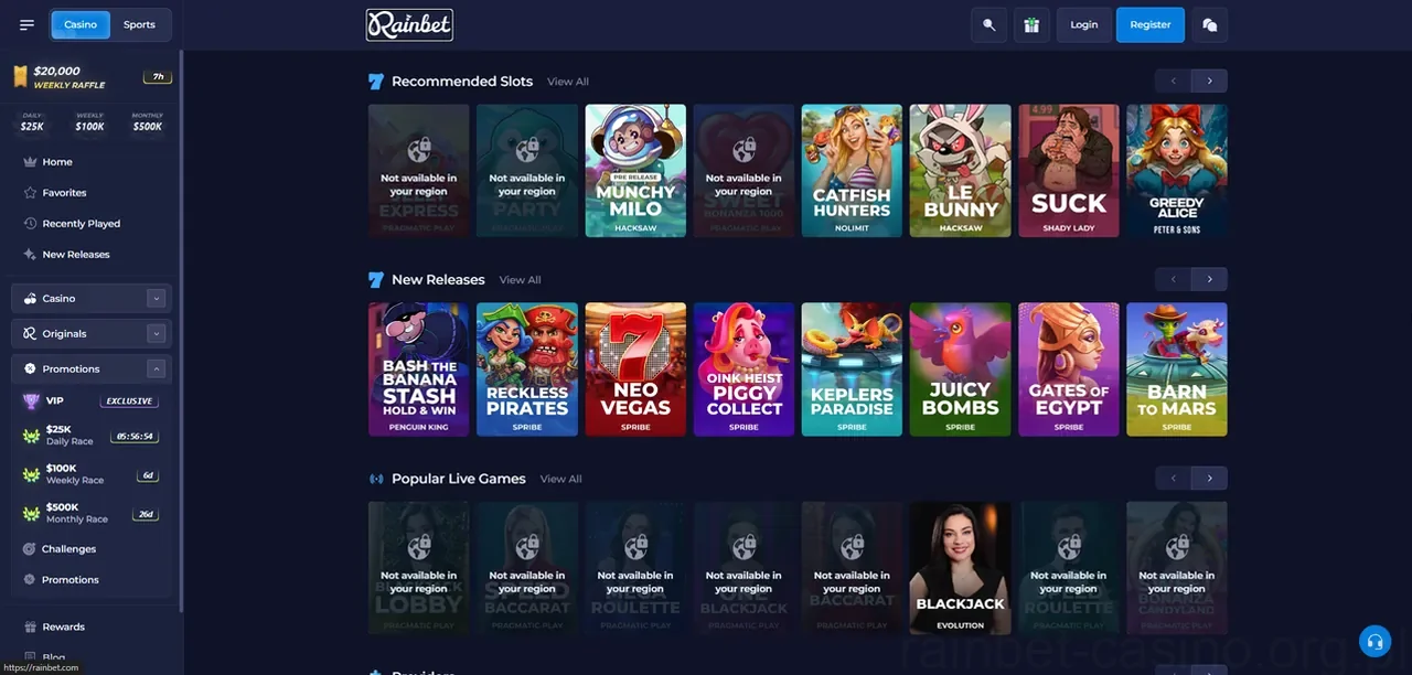 Rainbet Casino - Recenzja 2026 Casino